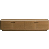Dubový TV stolek Kave Home Arelida 200 x 40 cmDubový TV stolek Kave Home Arelida 200 x 40 cm