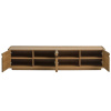 Dubový TV stolek Kave Home Arelida 200 x 40 cm