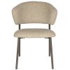 Zelená čalouněná jídelní židle JASMINE