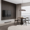 Hnědé kovové závěsné LED světlo Nova Luce Felicia 60 cm -fv-interier-25