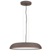 Hnědé kovové závěsné LED světlo Nova Luce Felicia 60 cm
