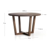 Ořechový kulatý jídelní stůl Kave Home Nahla ⌀120 cm -fv-interier-25