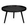 Černý dřevěný konferenční stolek Mesa 60 cm