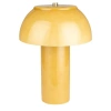 Žlutá kovová stolní lampa MORVAN 42 cm