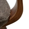 Hnědá bouclé jídelní židle Dan-Form Buckle s ořechovou konstrukcí -fv-interier-25