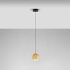 Zlaté skleněné závěsné LED světlo Nova Luce Orenda 16 cm  -fv-interier-25
