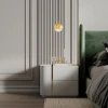 Zlaté skleněné závěsné LED světlo Nova Luce Orenda 16 cm  -fv-interier-25