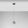 Kouřově šedé skleněné závěsné LED světlo Nova Luce Orenda 16 cm -fv-interier-25